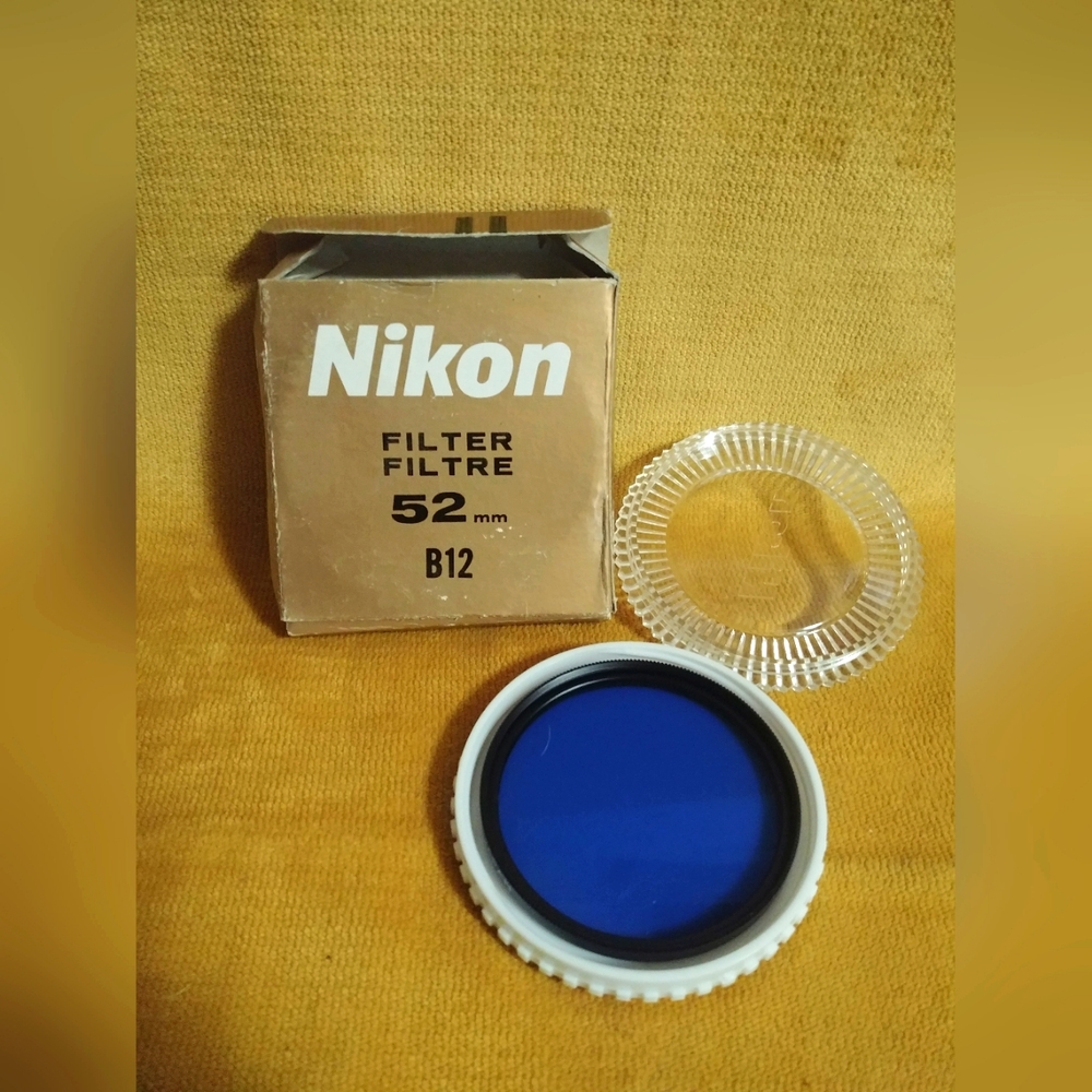 Nikon 52 mm B12 blue